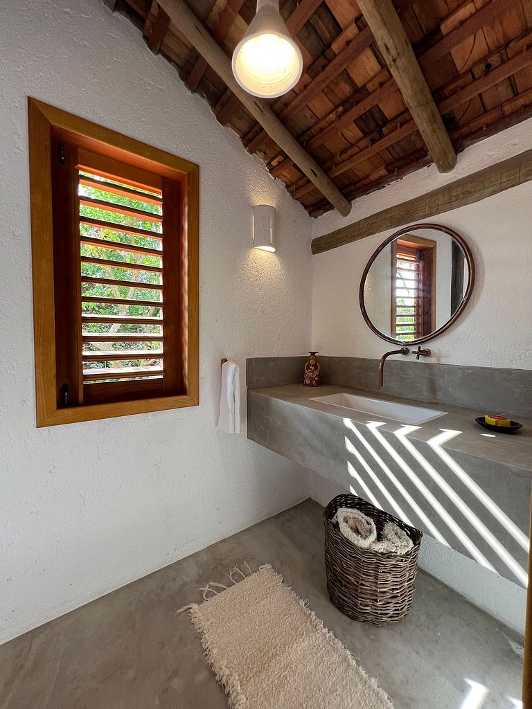 CASA IJEXÁ deck e jardim no coração de Caraíva