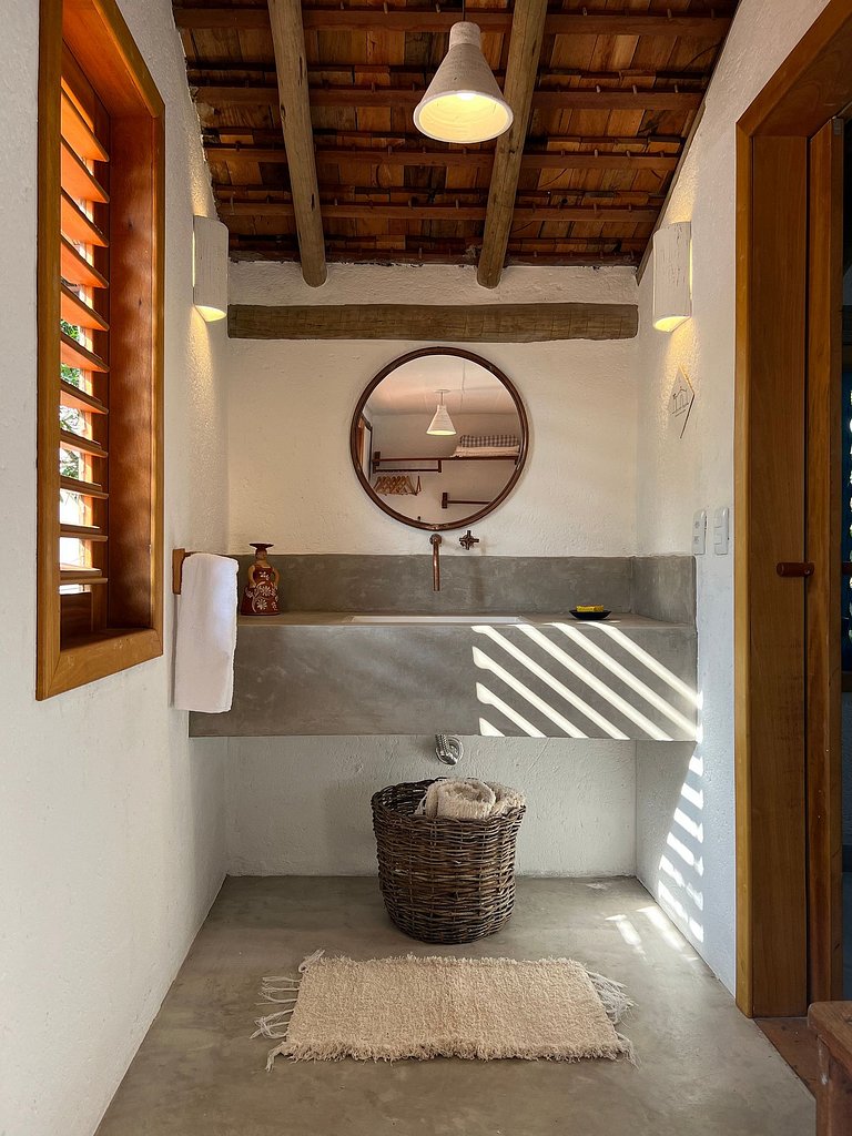 CASA IJEXÁ deck e jardim no coração de Caraíva