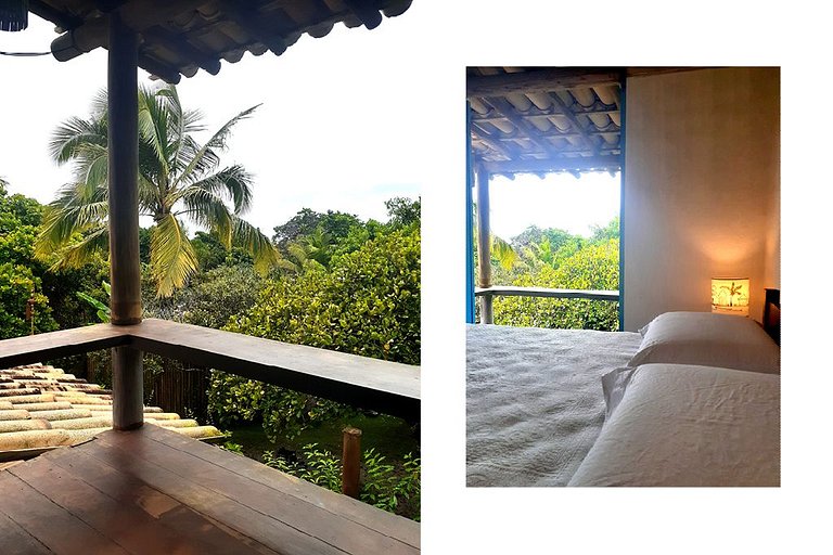 CASA IJEXÁ deck e jardim no coração de Caraíva