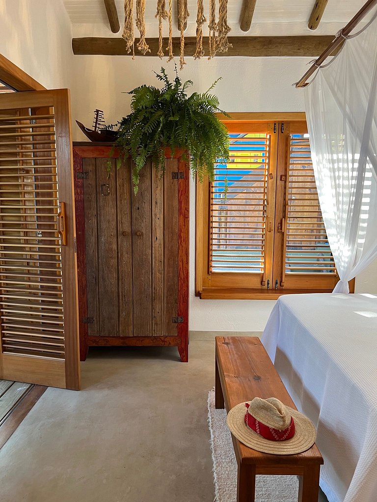 BANGALÔ OXUM Vila Ijexá. Dentro da vila de Caraíva. Privacid