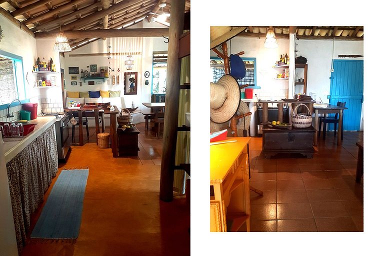 VILA IJEXÁ Espaço e privacidade dentro de Caraíva | 2 casas