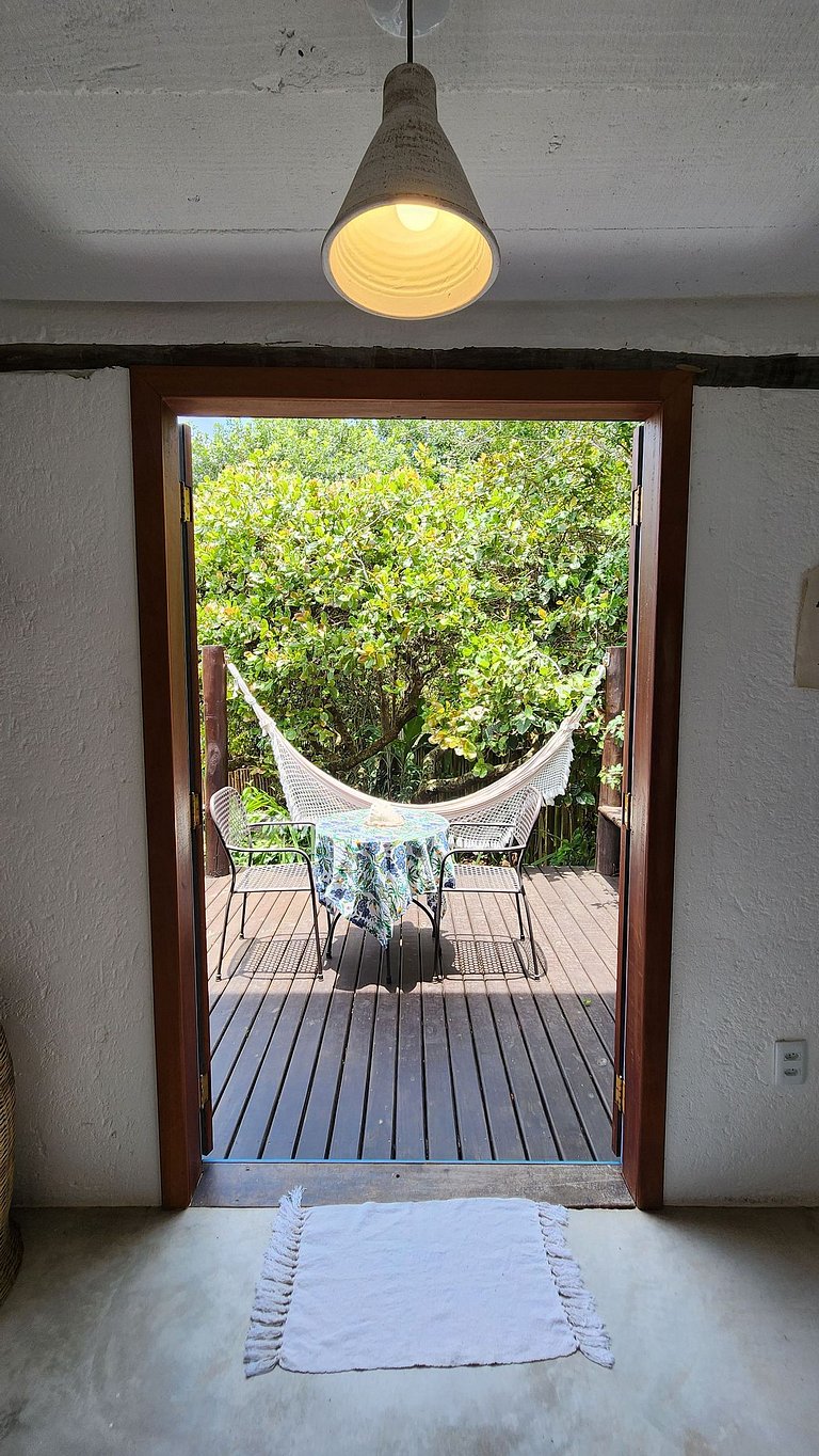 CASA IJEXÁ deck e jardim no coração de Caraíva