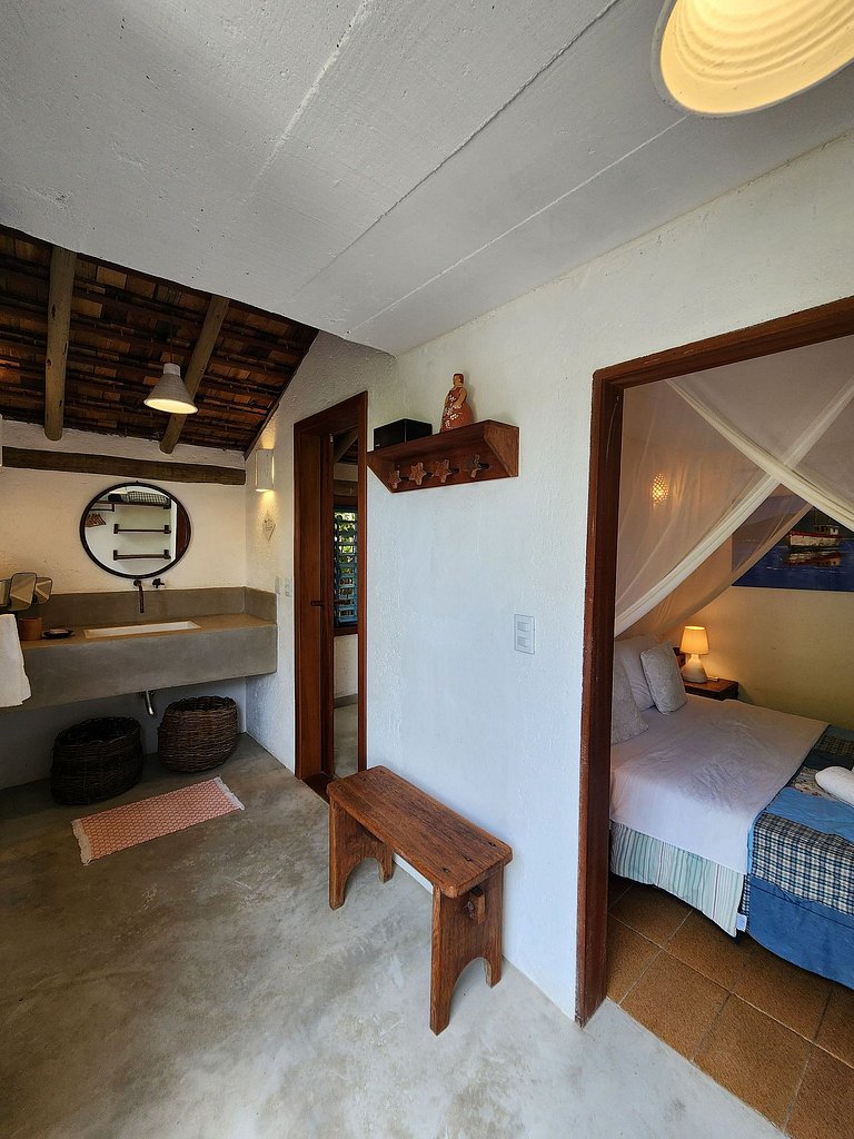 CASA IJEXÁ deck e jardim no coração de Caraíva