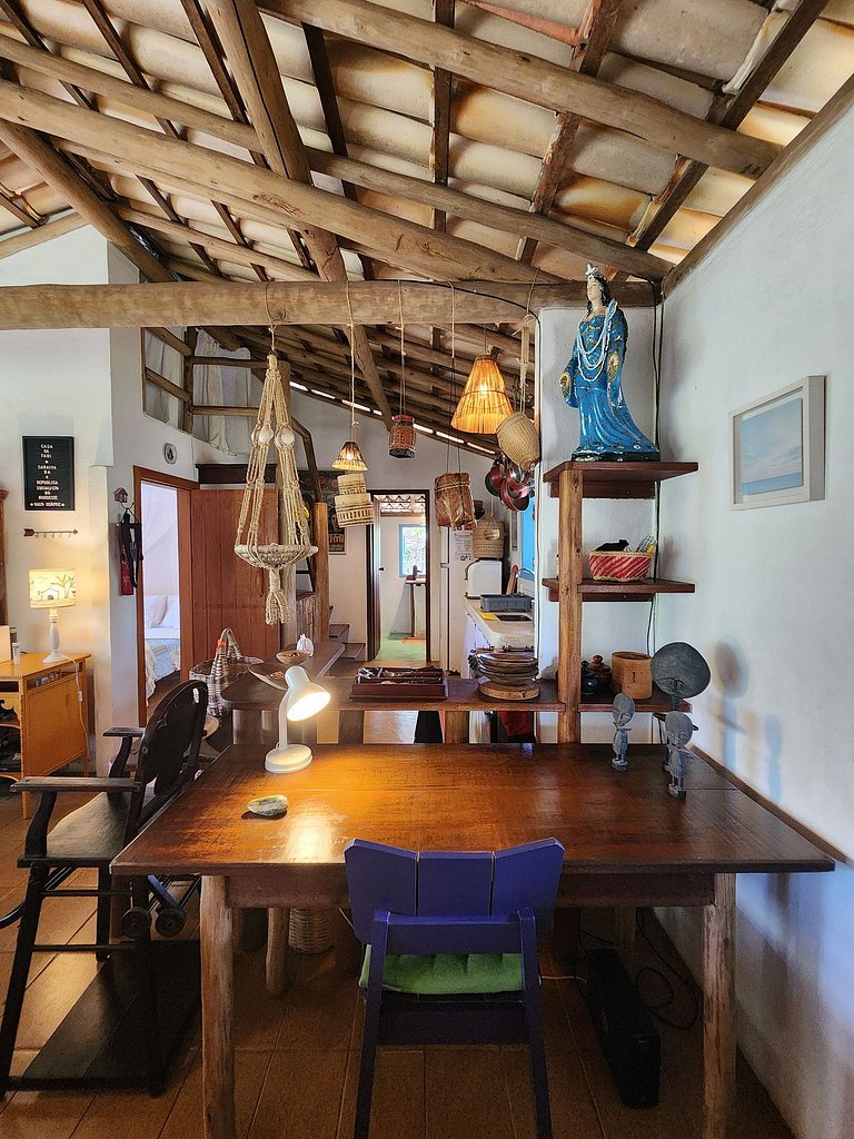 CASA IJEXÁ deck e jardim no coração de Caraíva