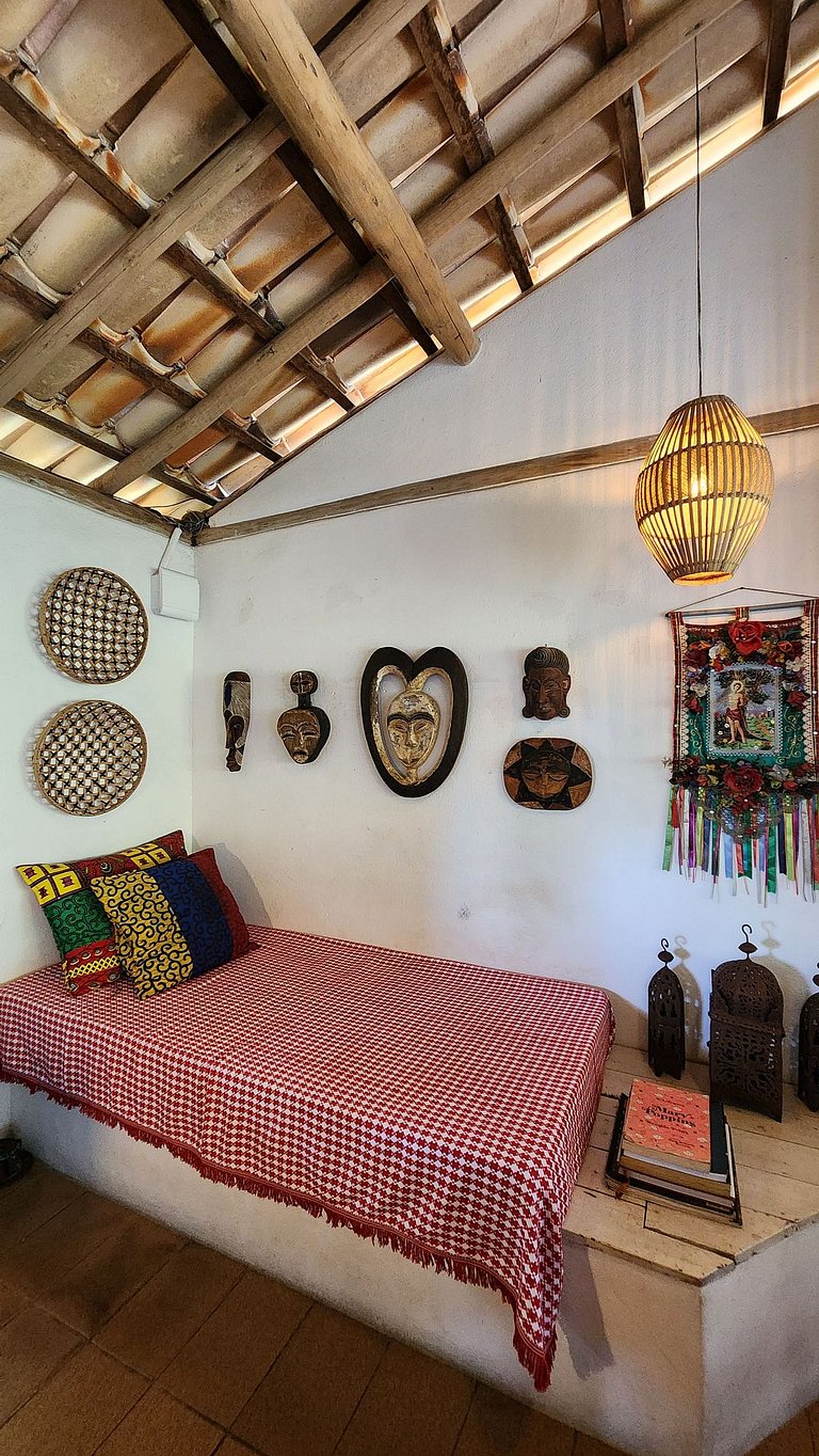 CASA IJEXÁ deck e jardim no coração de Caraíva