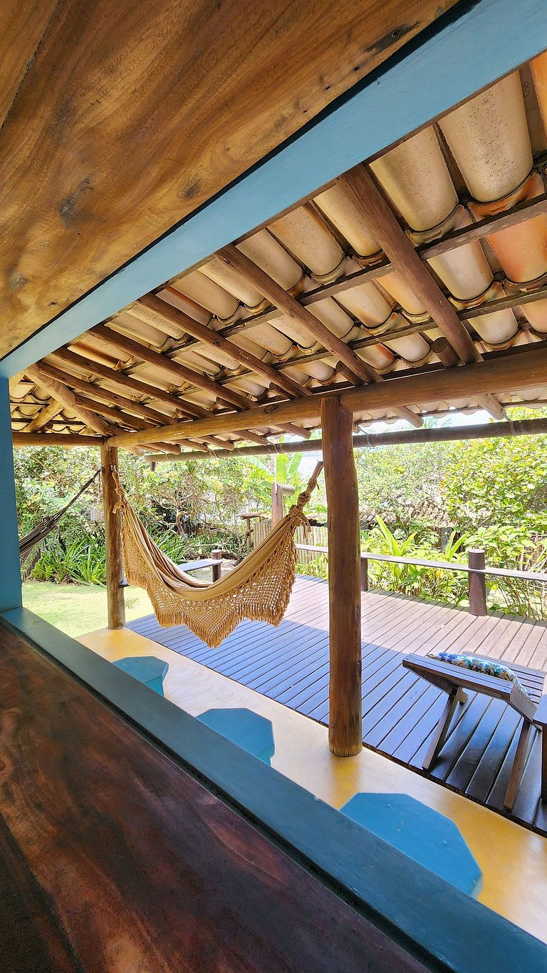 CASA IJEXÁ deck e jardim no coração de Caraíva