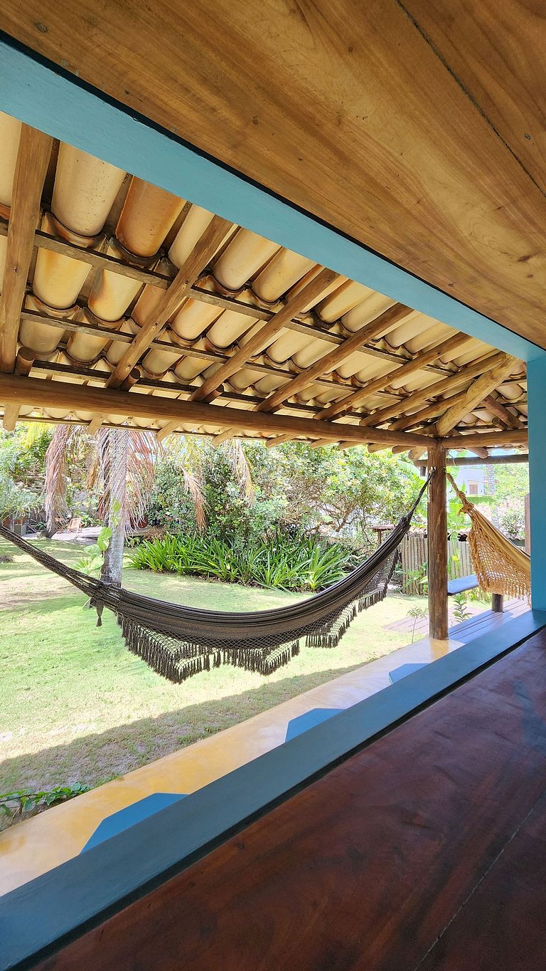 CASA IJEXÁ deck e jardim no coração de Caraíva