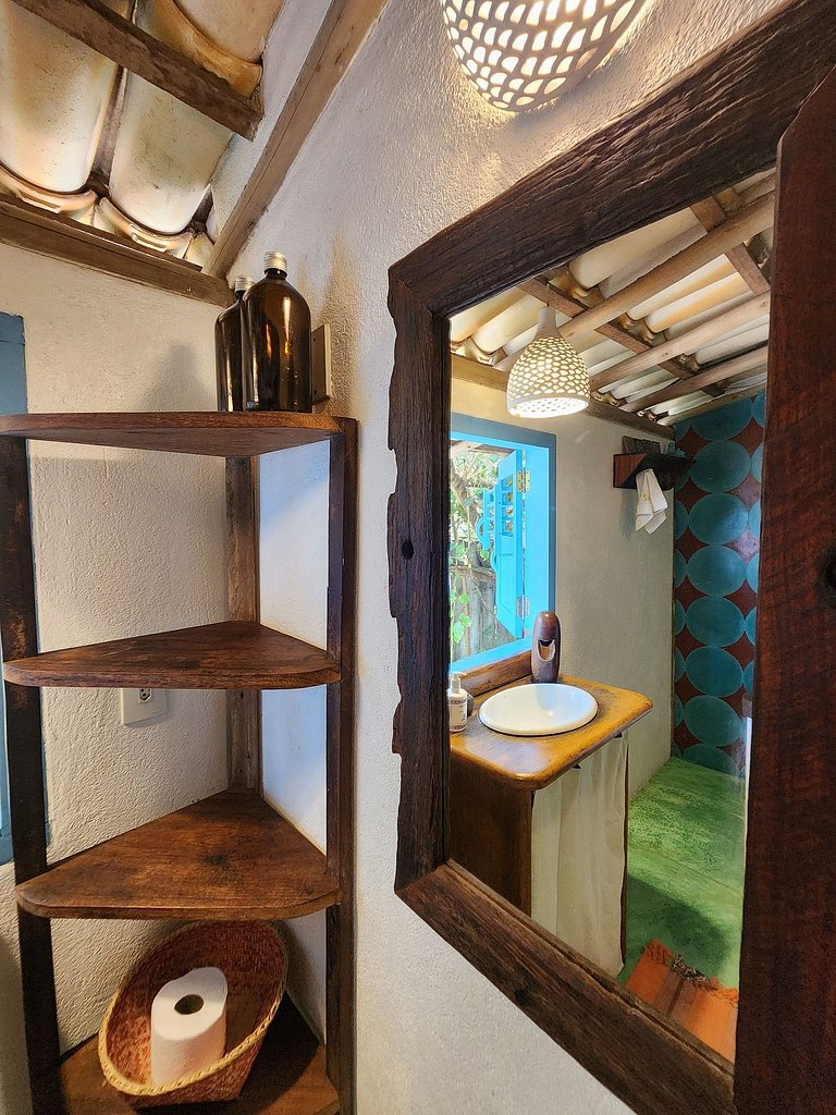 CASA IJEXÁ deck e jardim no coração de Caraíva