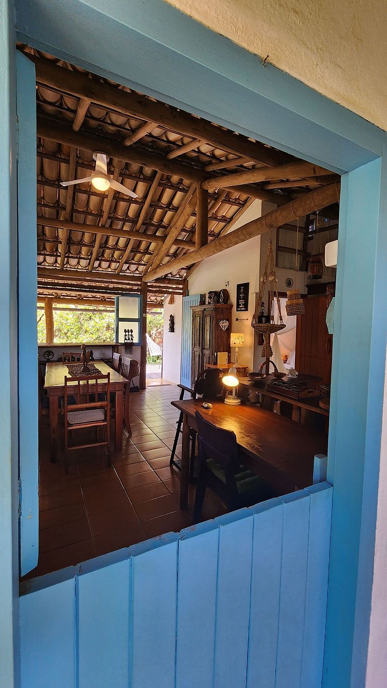 CASA IJEXÁ deck e jardim no coração de Caraíva